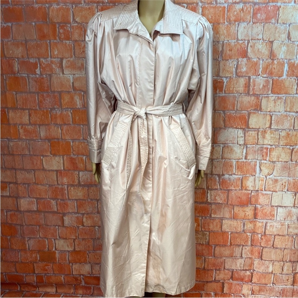 Fleetstreet Light Pink Belted Trench‎ Coat